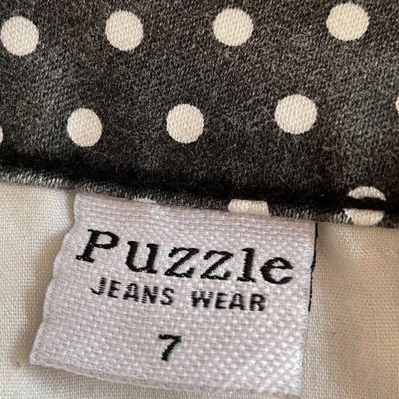Puzzle Classic Jeans Wear Polka Dot Size 7 - Picture 5 of 6
